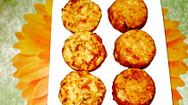 Bramborové muffiny se dvěma sýry