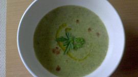Hráškovo-brokolicová polévka
