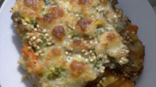 Pohanka zapečená se zeleninou