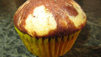 Dvojbarevné muffiny