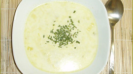 Jemná pórková polévka