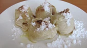 Ovocné knedlíky z tvarohového těsta