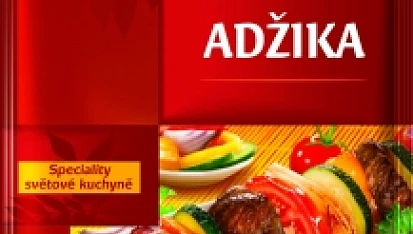 Vepřová krkovice „ADŽIKA“ na smetanových fazolkách, Vepřová krkovice „ADŽIKA“ na smetanových fazolkách