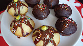 Veselé muffiny s čokofloky