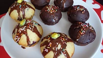 Veselé muffiny s čokofloky
