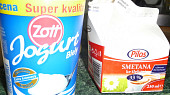 Smetanovo - jogurtová zmrzlina