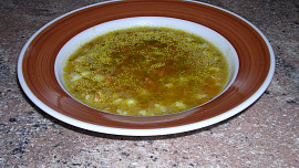 Zeleninová kmínová polévka