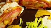 Zapečené palačinkové rolky
