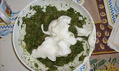 Špenátová sekaná (připravené s ušlehaným bílkem)