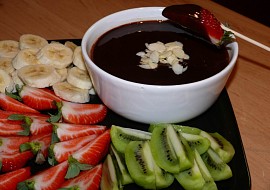 Čokoládové fondue