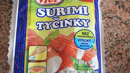Rizoto z krabích tyčinek