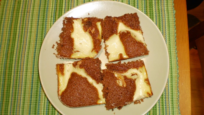 Spadlá buchta, hotová buchta