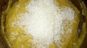 Zapečená polenta s olivami