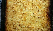 Ananasovo-mandarinkový koláč s kokosem