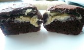 Čokoládové muffiny s frischkäse náplní