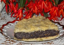 Křehký makový koláč