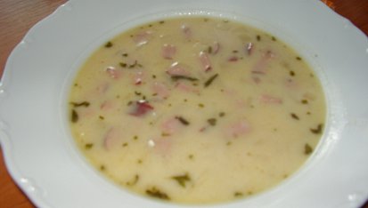 Bílá fazolová polévka
