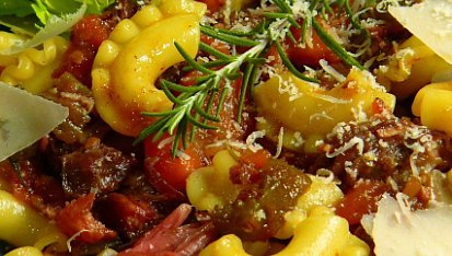 Cresti di Callo s italskou omáčkou z hovězí oháňky