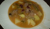 Dvoufazolová polévka s mletým masem (Dvoufazolová polévka s mletým masem)