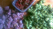 Farfale s brokolicí a sušenými rajčaty, suroviny