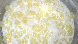 Zapékané nudle v mléku