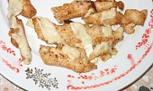 Kuřecí nudličky na česneku (už na talíři... mňamka)