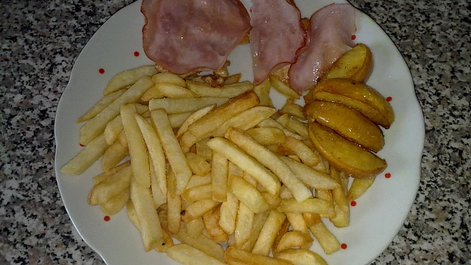 Kuřecí plátky se šunkou