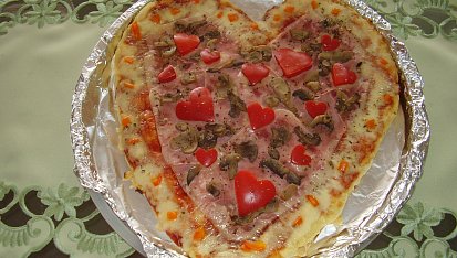 Pizza-valentýnská mé dcery