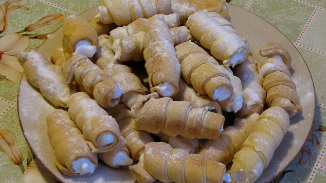 Kremrolky ze šlehačky