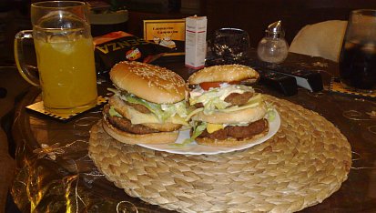 Domácí hamburger vepřový