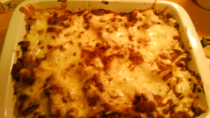 Maminčiny domácí lasagne (masové), Hotvé