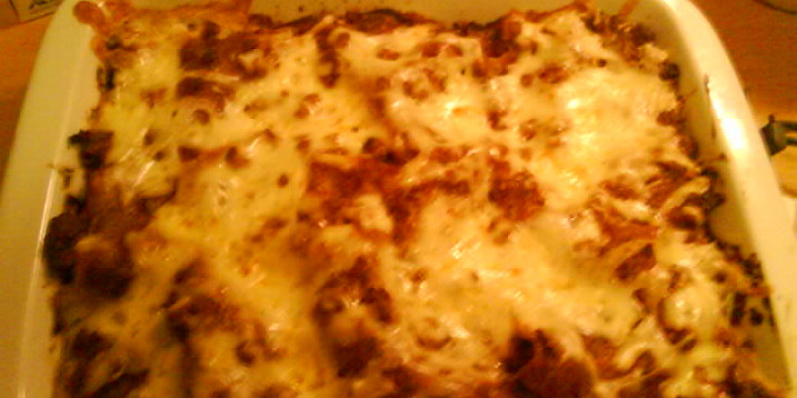 Maminčiny domácí lasagne (masové) (Hotvé)