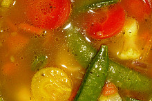 Pikantní polévka s chilli a rýží
