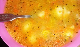 Zeleninová polévka s krupicovými knedlíčky "pro nejmenší"