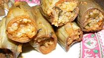Mahshi v baklažáne (egyptský recept)