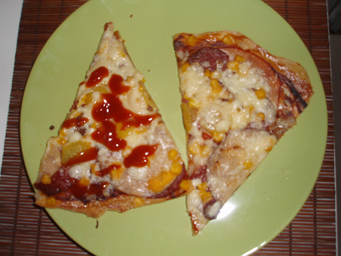 Pizza na listovém těstě