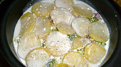Zapečená brokolice s brambory, šup s tím do trouby