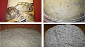 Chléb pečený v římském hrnci - postup, Postup
