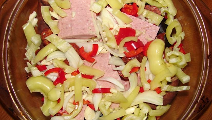 Zapečený Gotthaj, Po uložení do mísy, před zalitím