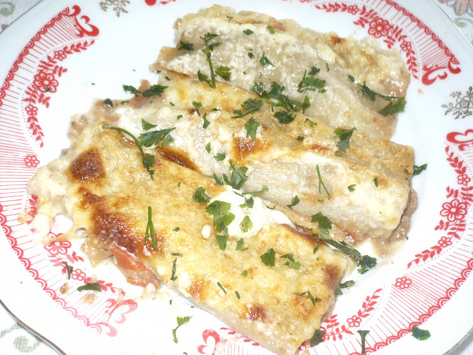Cannelloni s  nádivkou z kuřecích jater