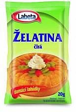 Jednoduchý dort - dort z buchty, Želatina,zase je možno použít jinou ...