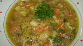 Zeleninovo-pohanková polévka s houbami, Zelenino-pohanková polévka s houbama