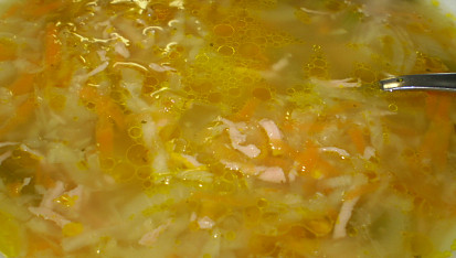 Celerovka-s chutí hovězí polévky, detail...