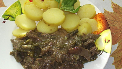 Hovězí s játry na zázvoru, Hovězí s játry na zázvoru