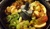 Fritovaná ovocná směs v Actifri, před fritováním