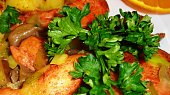Kuřecí nudle Tandoori masala s hlívou a pórkem, Kuřecí nudle Tandoori masala s hlívou a pórkem