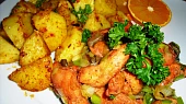 Kuřecí nudle Tandoori masala s hlívou a pórkem, Kuřecí nudle Tandoori masala s hlívou a pórkem