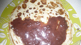 Zapečené palačinky s nutelou
