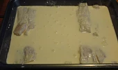 Zapečené filé na česneku, po zalití