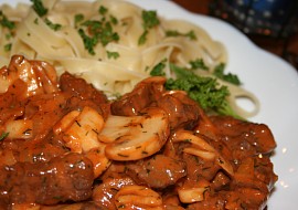 Stroganoff podle dědy šéfkuchaře